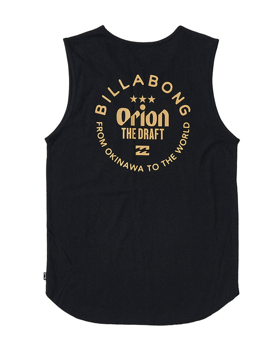 【OUTLET】BILLABONG メンズ ORION BEER x BILLABONG COLLECTION ORION THE DRAFT TANK タンクトップ BLK 【2024年夏モデル】