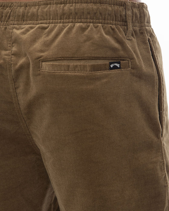【OUTLET】BILLABONG メンズ LARRY LAYBACK CORD ウォークパンツ/ショートパンツ 【2024年夏モデル】