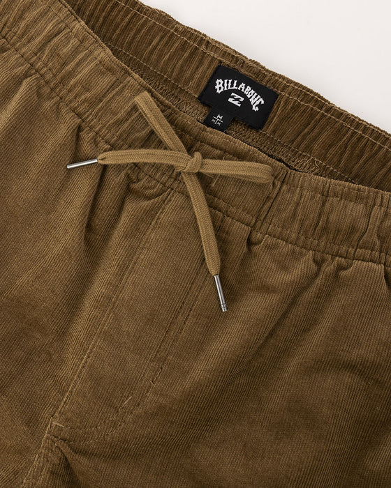 【OUTLET】BILLABONG メンズ LARRY LAYBACK CORD ウォークパンツ/ショートパンツ 【2024年夏モデル】