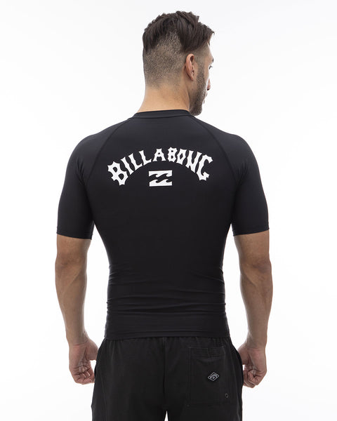 OUTLET】BILLABONG メンズ FRONT ZIP RASH SS ラッシュガード