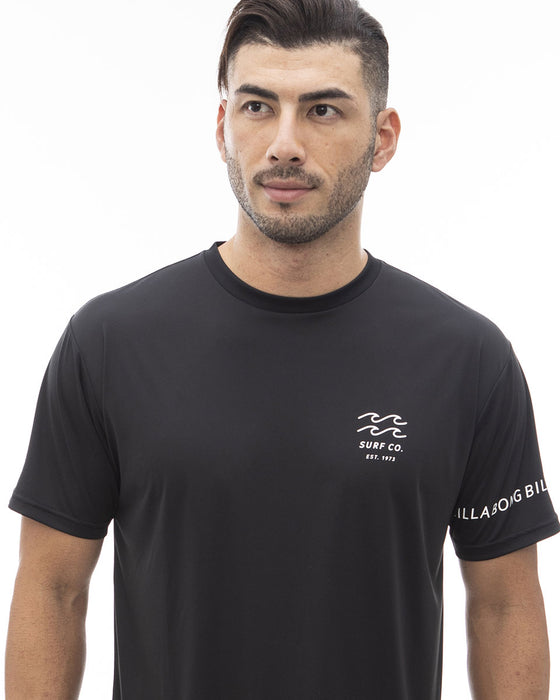 【OUTLET】BILLABONG メンズ RASH TEE ラッシュガード 【2024年夏モデル】