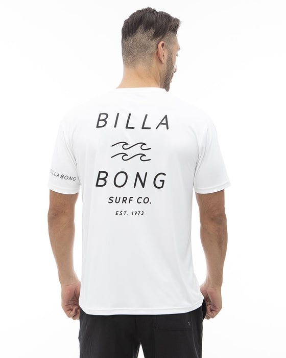 【OUTLET】BILLABONG メンズ RASH TEE ラッシュガード 【2024年夏モデル】