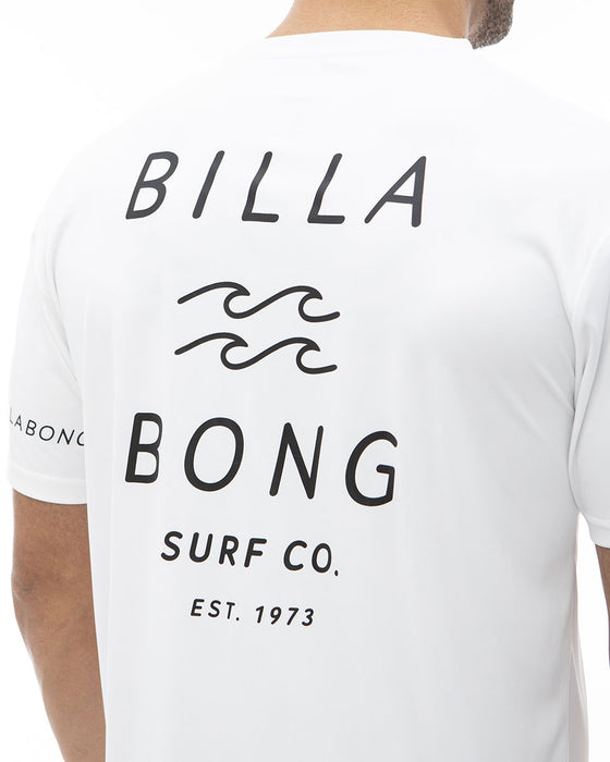 【OUTLET】BILLABONG メンズ RASH TEE ラッシュガード 【2024年夏モデル】