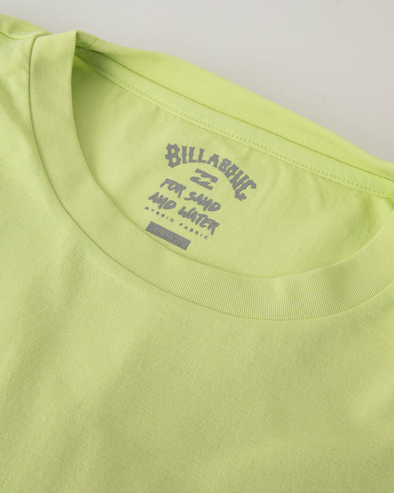 【SALE】BILLABONG メンズ 【FOR SAND AND WATER】 FIRMA STRETCH TEE ラッシュガード 【2024年夏モデル】