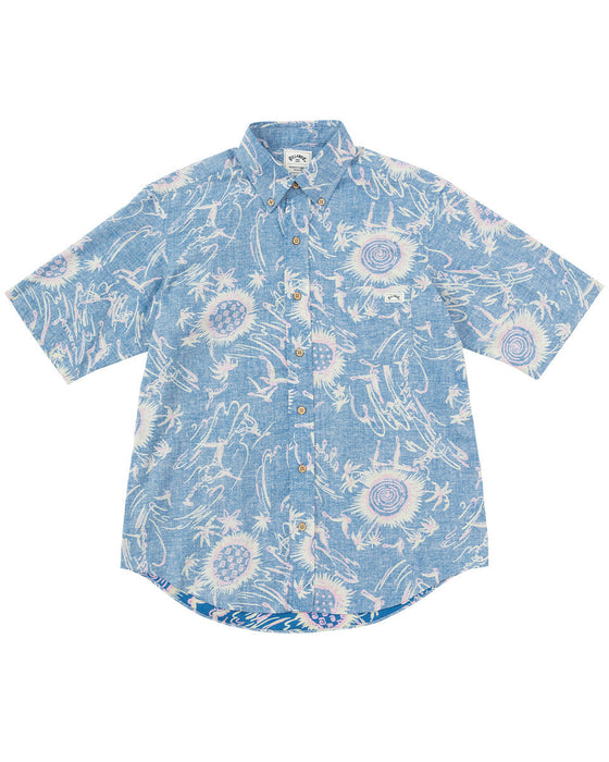 【OUTLET】【直営店限定】BILLABONG x 鎌倉シャツ メンズ アロハシャツ 【2024年夏モデル】