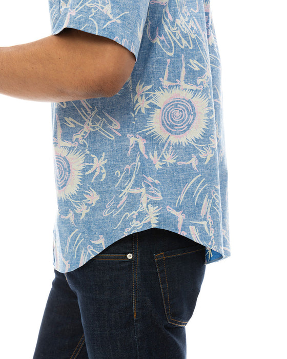 【OUTLET】【直営店限定】BILLABONG x 鎌倉シャツ メンズ アロハシャツ 【2024年夏モデル】