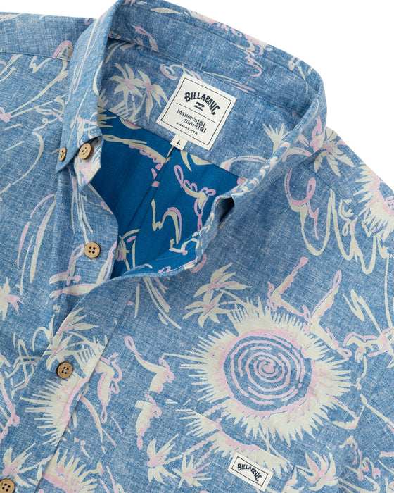 【OUTLET】【直営店限定】BILLABONG x 鎌倉シャツ メンズ アロハシャツ 【2024年夏モデル】