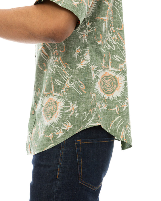 【OUTLET】【直営店限定】BILLABONG x 鎌倉シャツ メンズ アロハシャツ 【2024年夏モデル】