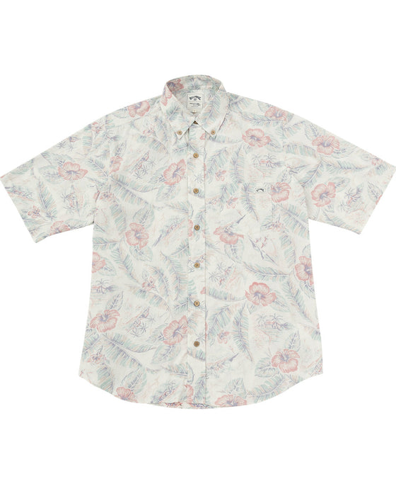 【OUTLET】【直営店限定】BILLABONG x 鎌倉シャツ メンズ アロハシャツ 【2024年夏モデル】