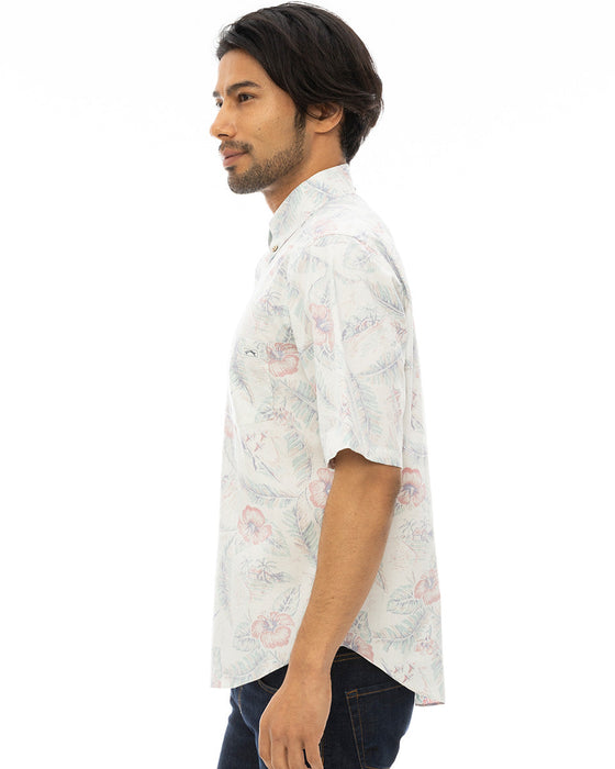 【OUTLET】【直営店限定】BILLABONG x 鎌倉シャツ メンズ アロハシャツ 【2024年夏モデル】