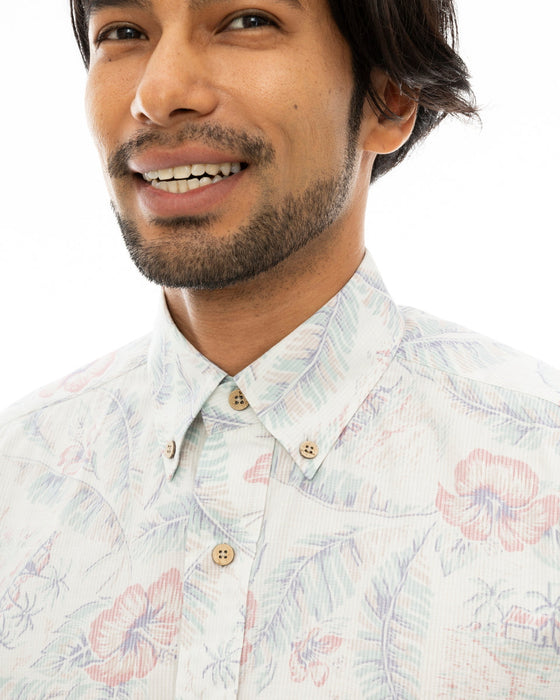 【OUTLET】【直営店限定】BILLABONG x 鎌倉シャツ メンズ アロハシャツ 【2024年夏モデル】