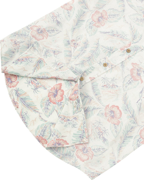【OUTLET】【直営店限定】BILLABONG x 鎌倉シャツ メンズ アロハシャツ 【2024年夏モデル】
