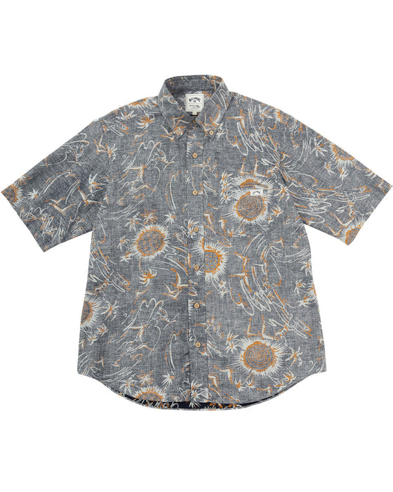 【OUTLET】【直営店限定】BILLABONG x 鎌倉シャツ メンズ アロハシャツ 【2024年夏モデル】