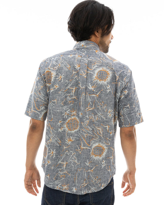 【OUTLET】【直営店限定】BILLABONG x 鎌倉シャツ メンズ アロハシャツ 【2024年夏モデル】