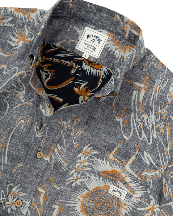 【OUTLET】【直営店限定】BILLABONG x 鎌倉シャツ メンズ アロハシャツ 【2024年夏モデル】