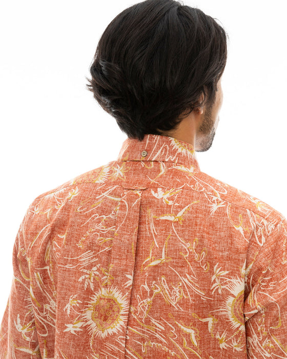 【OUTLET】【直営店限定】BILLABONG x 鎌倉シャツ メンズ アロハシャツ 【2024年夏モデル】