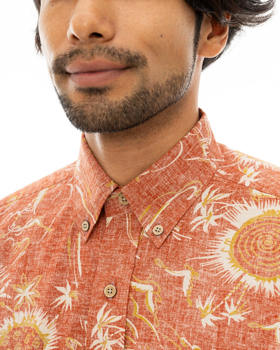 【OUTLET】【直営店限定】BILLABONG x 鎌倉シャツ メンズ アロハシャツ 【2024年夏モデル】