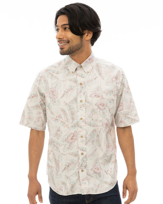 【OUTLET】【直営店限定】BILLABONG x 鎌倉シャツ メンズ アロハシャツ 【2024年夏モデル】