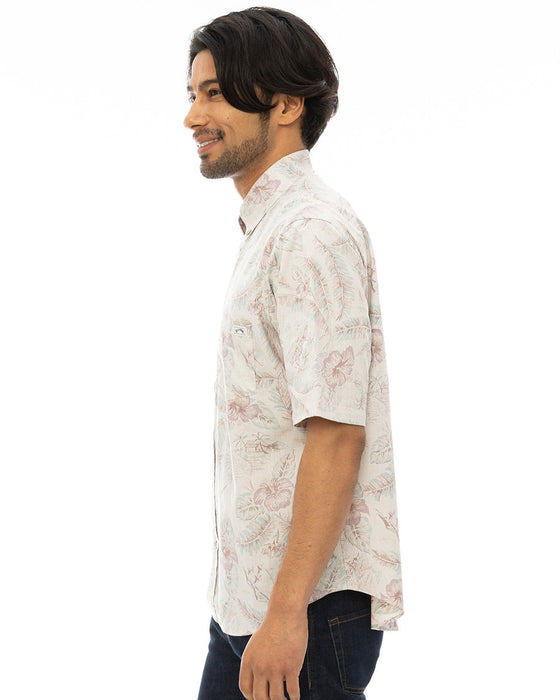 【OUTLET】【直営店限定】BILLABONG x 鎌倉シャツ メンズ アロハシャツ 【2024年夏モデル】