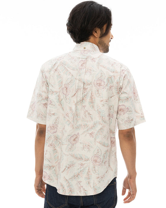 【OUTLET】【直営店限定】BILLABONG x 鎌倉シャツ メンズ アロハシャツ 【2024年夏モデル】