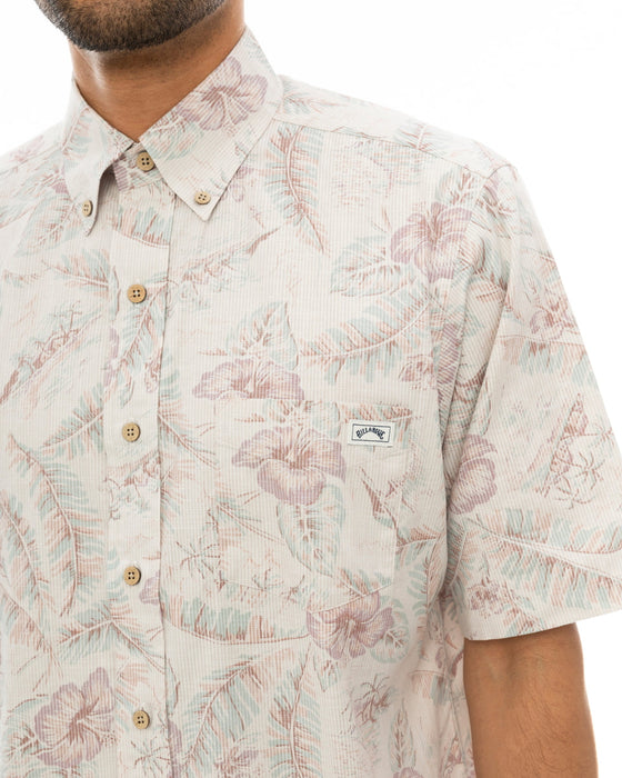 【OUTLET】【直営店限定】BILLABONG x 鎌倉シャツ メンズ アロハシャツ 【2024年夏モデル】