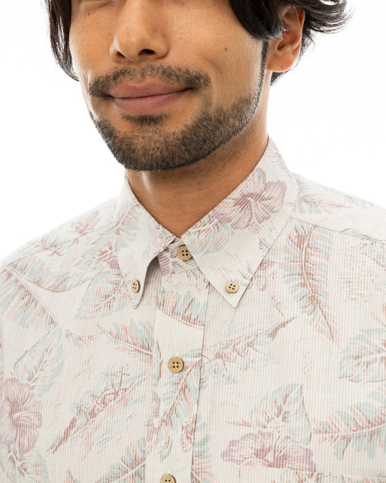 【OUTLET】【直営店限定】BILLABONG x 鎌倉シャツ メンズ アロハシャツ 【2024年夏モデル】