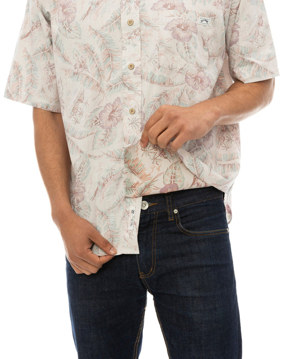 【OUTLET】【直営店限定】BILLABONG x 鎌倉シャツ メンズ アロハシャツ 【2024年夏モデル】