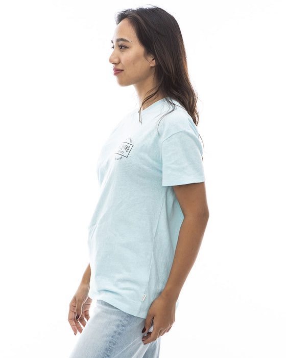 【OUTLET】BILLABONG レディース SQUARE ARCH LOGO TEE Ｔシャツ 【2024年夏モデル】