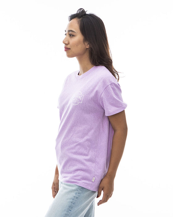 【OUTLET】BILLABONG レディース SQUARE ARCH LOGO TEE Ｔシャツ 【2024年夏モデル】