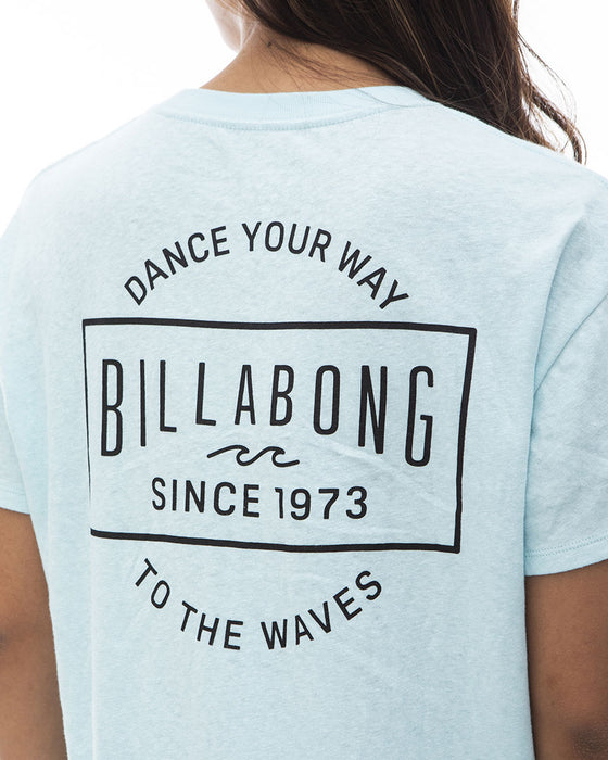 【OUTLET】BILLABONG レディース SQUARE ARCH LOGO TEE Ｔシャツ 【2024年夏モデル】