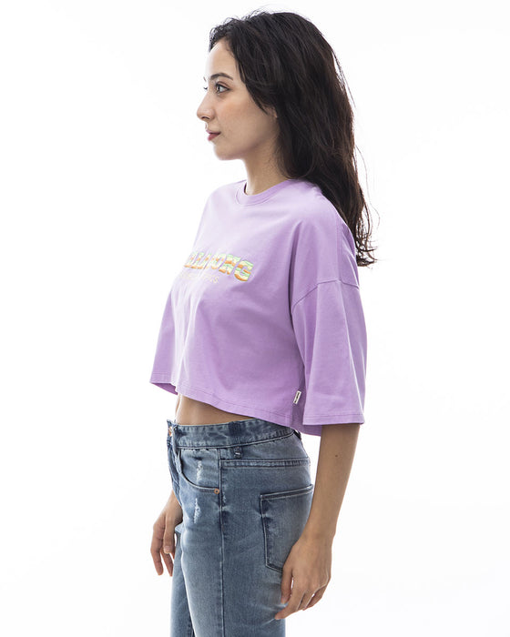 【OUTLET】BILLABONG レディース EMB LOGO SHORT CROPPED TEE クロップドＴシャツ 【2024年夏モデル】