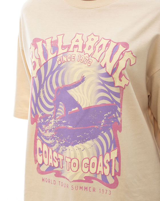 【OUTLET】BILLABONG レディース SINCE 73 LOOSE TEE Ｔシャツ 【2024年夏モデル】