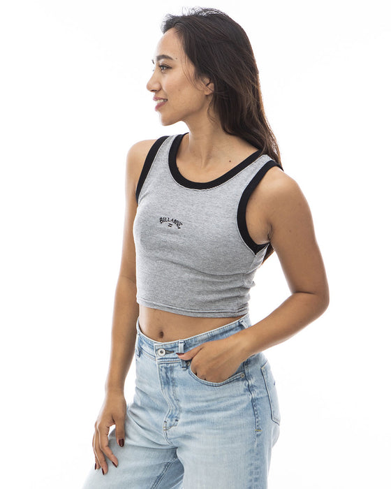 【OUTLET】BILLABONG レディース STRIPED BABY FIT TANK タンクトップ 【2024年夏モデル】