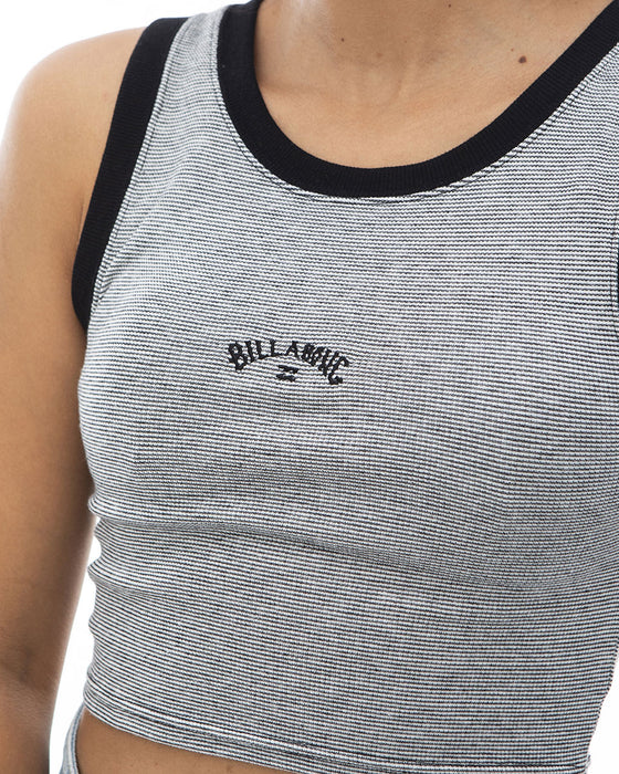 【OUTLET】BILLABONG レディース STRIPED BABY FIT TANK タンクトップ 【2024年夏モデル】