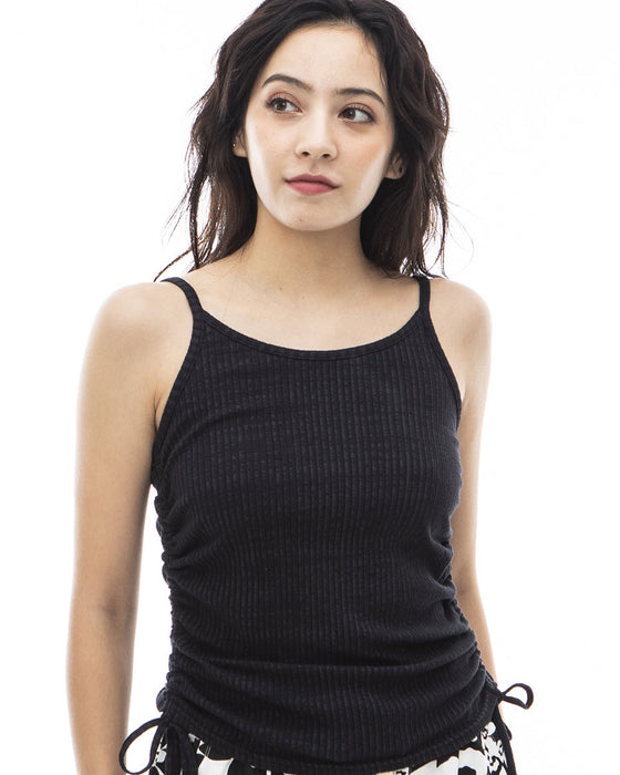 【OUTLET】BILLABONG レディース SIDE GATHER RIB CAMI タンクトップ 【2024年夏モデル】