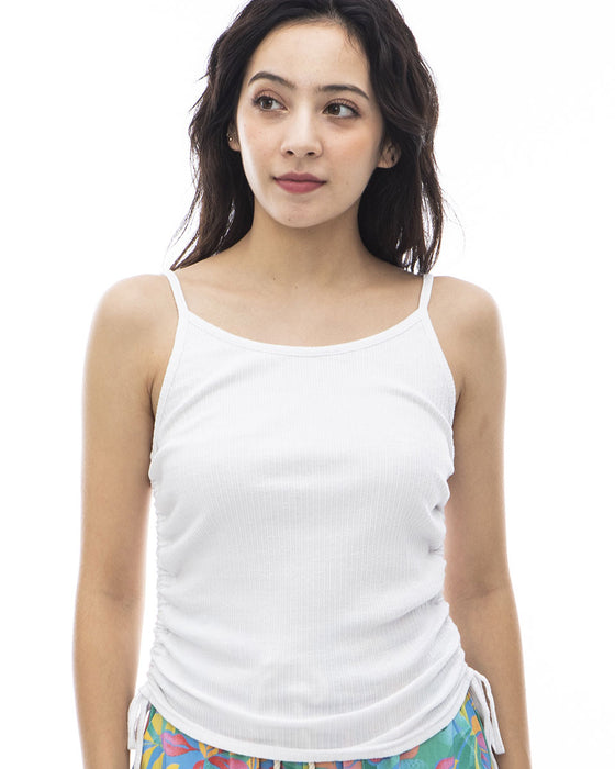 【OUTLET】BILLABONG レディース SIDE GATHER RIB CAMI タンクトップ 【2024年夏モデル】