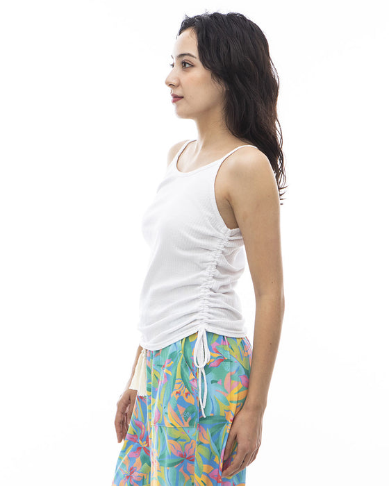 【OUTLET】BILLABONG レディース SIDE GATHER RIB CAMI タンクトップ 【2024年夏モデル】