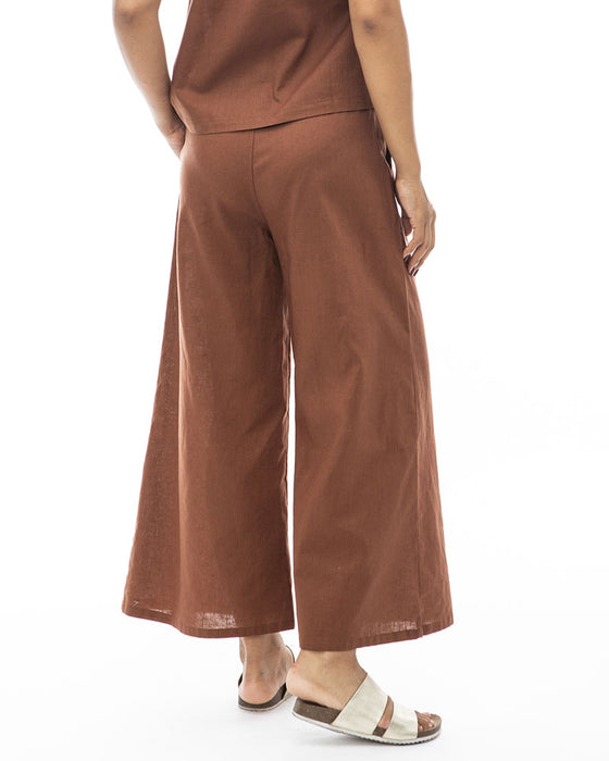 【OUTLET】BILLABONG レディース 【CHILLWEAR】 LINEN COTTON WOVEN LONG PANTS ガウチョパンツ 【2024年夏モデル】