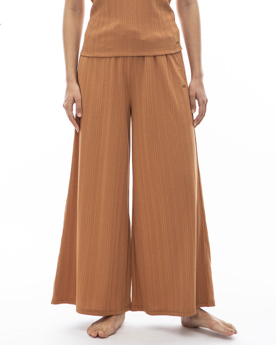 【OUTLET】BILLABONG レディース 【CHILLWEAR】 RIB LONG PANTS ロングパンツ 【2024年夏モデル】