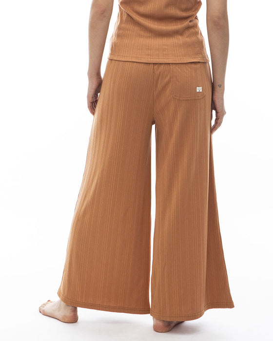 【OUTLET】BILLABONG レディース 【CHILLWEAR】 RIB LONG PANTS ロングパンツ 【2024年夏モデル】