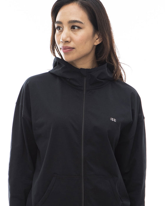 【OUTLET】BILLABONG レディース ZIP UP LOOSE HOODED RASHGUARD ラッシュガード 【2024年夏モデル】