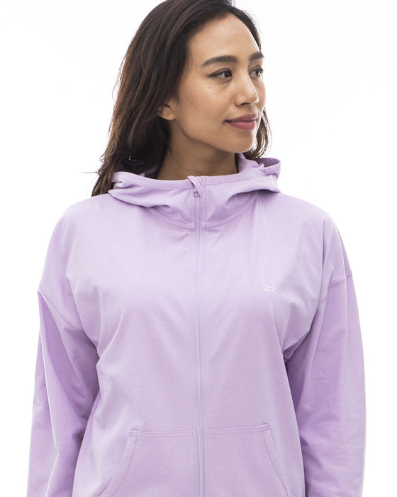 【OUTLET】BILLABONG レディース ZIP UP LOOSE HOODED RASHGUARD ラッシュガード 【2024年夏モデル】