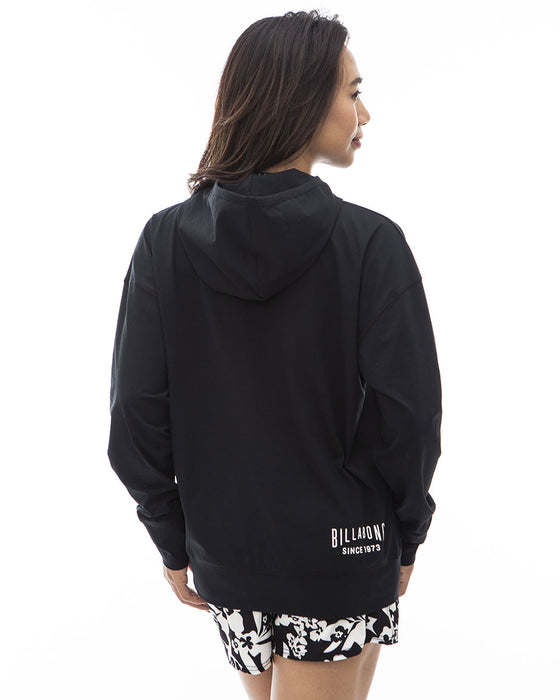 【OUTLET】BILLABONG レディース ZIP UP LOOSE HOODED RASHGUARD ラッシュガード 【2024年夏モデル】