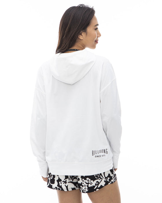 【OUTLET】BILLABONG レディース ZIP UP LOOSE HOODED RASHGUARD ラッシュガード 【2024年夏モデル】