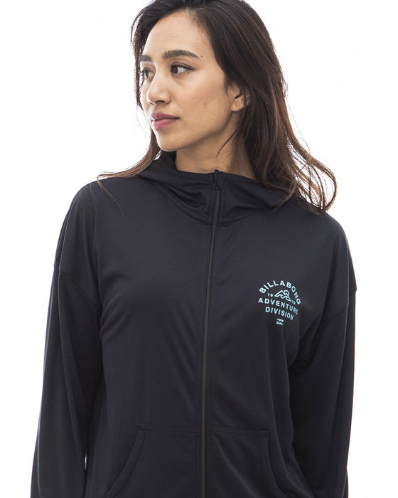 【OUTLET】BILLABONG レディース 【A/Div.】 ADIV ZIP UP LOOSE HOODED RASHGUARD ラッシュガード 【2024年夏モデル】