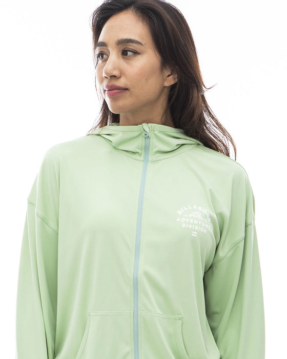 【OUTLET】BILLABONG レディース 【A/Div.】 ADIV ZIP UP LOOSE HOODED RASHGUARD ラッシュガード 【2024年夏モデル】