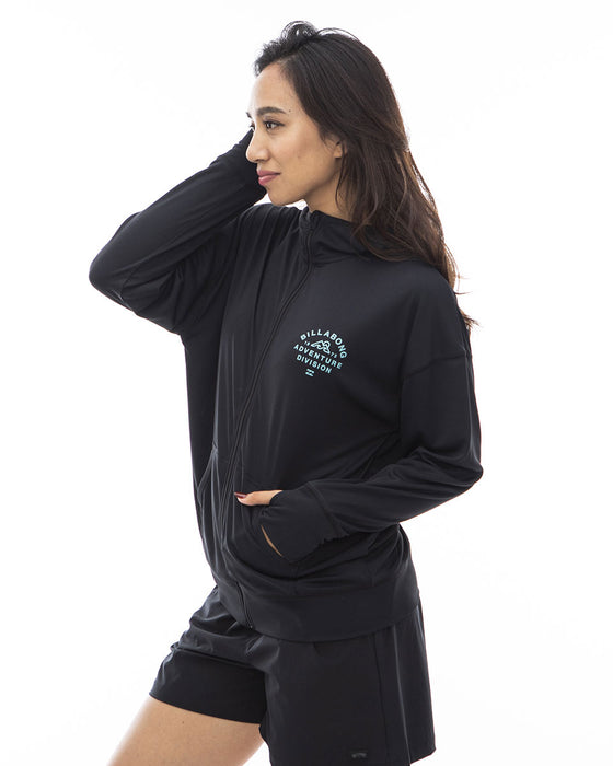 【OUTLET】BILLABONG レディース 【A/Div.】 ADIV ZIP UP LOOSE HOODED RASHGUARD ラッシュガード 【2024年夏モデル】