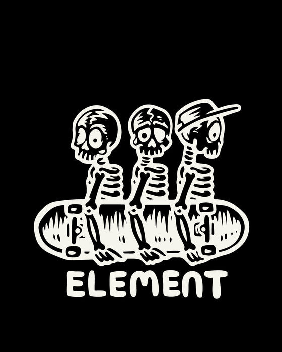 【OUTLET】ELEMENT メンズ CARD HOOD パーカー FBK 【2024年春夏モデル】