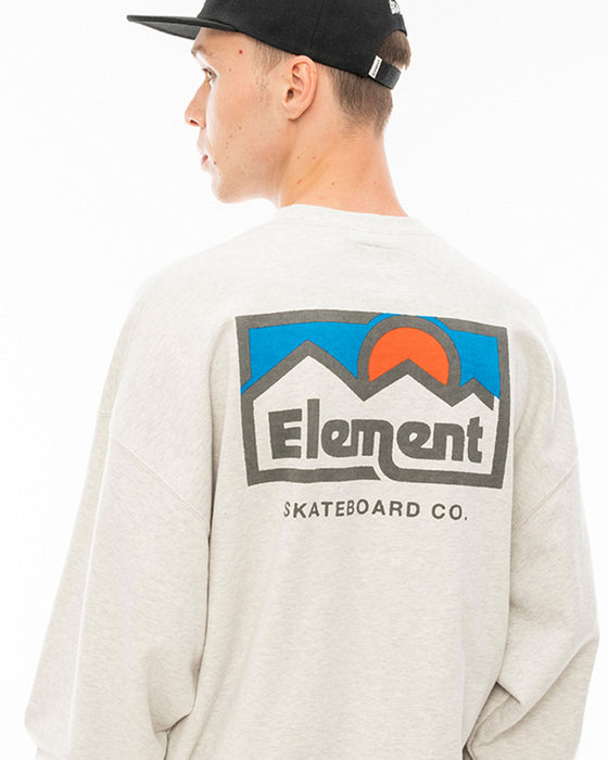 【OUTLET】ELEMENT メンズ OUTDOOR CREW トレーナー WHH 【2024年春夏モデル】