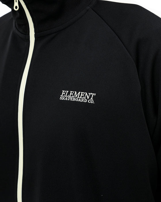 【OUTLET】ELEMENT メンズ ON THE TRACK JACKET フルジップパーカー FBK 【2024年春夏モデル】